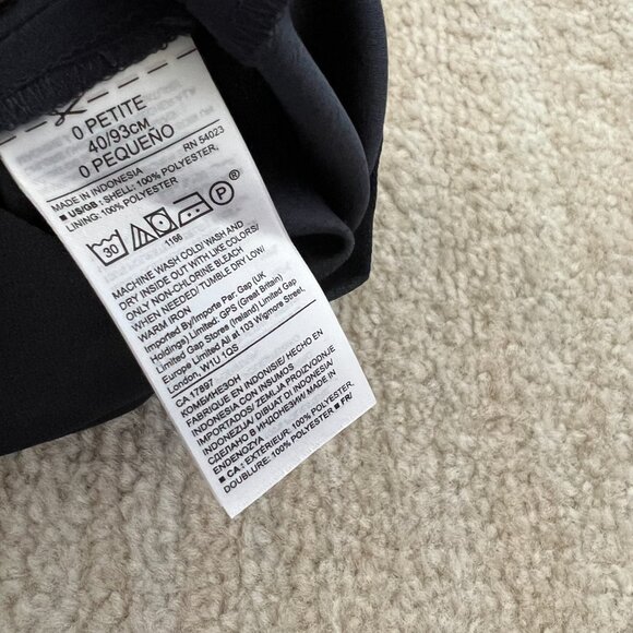 Banana Republic Blue Sleeveless Jumpsuit with Pockets 0 Petite - Picture 11 of 11